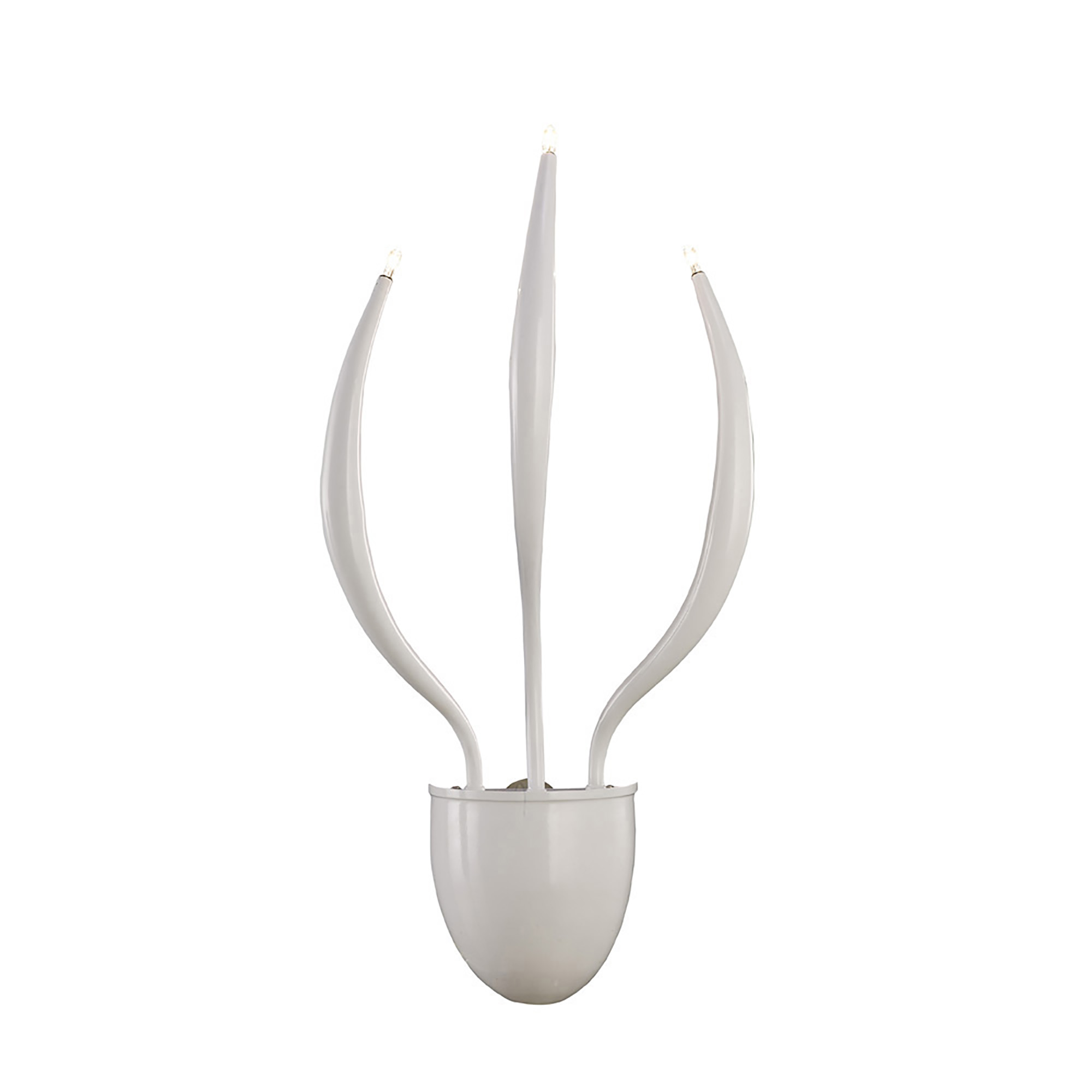 IL30153  Llamas Wall Lamp 3 Light Gloss White